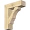 Ekena Millwork Balboa Block Rough Sawn Bracket w/ Offset Brace, Douglas Fir, 8"W x 26"D x 30"H BKT0806X26X30BOA05RDF - alternate 1